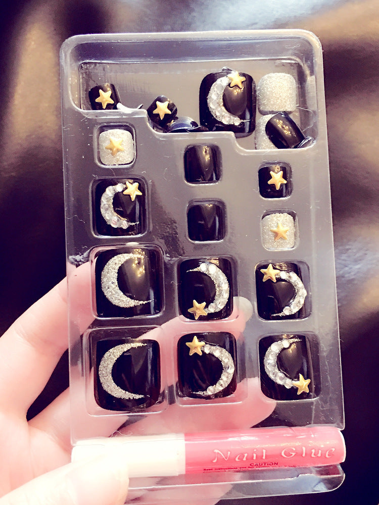 Pro Artificial Acrylic Toe Nails 24pcs Patch-34357b095be7503deda3ea0b58d7418f