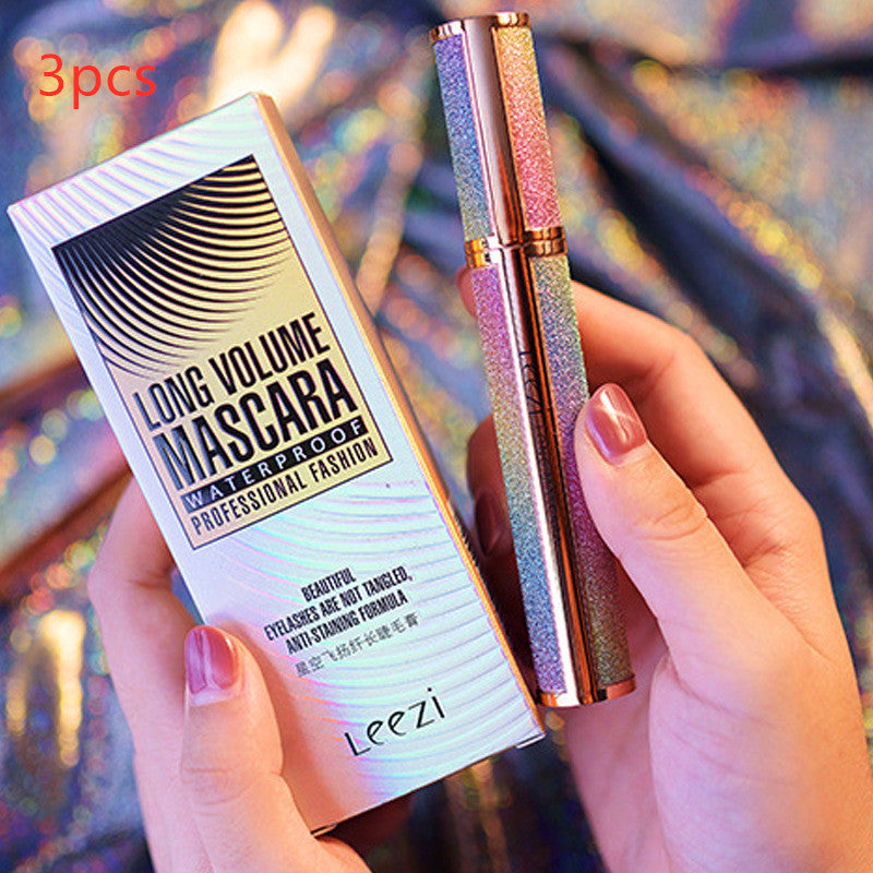 4d long thick curling waterproof and sweat-proof is not blooming star mascara-95a7576e7009d041d2a85a68a6c15506