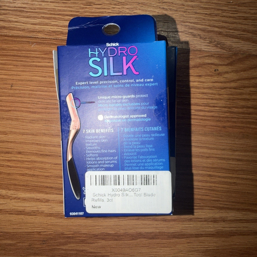 Schick Hydro Silk Dermaplaning Wand Razor Refills — 3 Boxes (9 Blades Total)-Schick Hydro Silk Dermaplaning Wand Razor Refills — 3 Boxes (9 Blades Total)