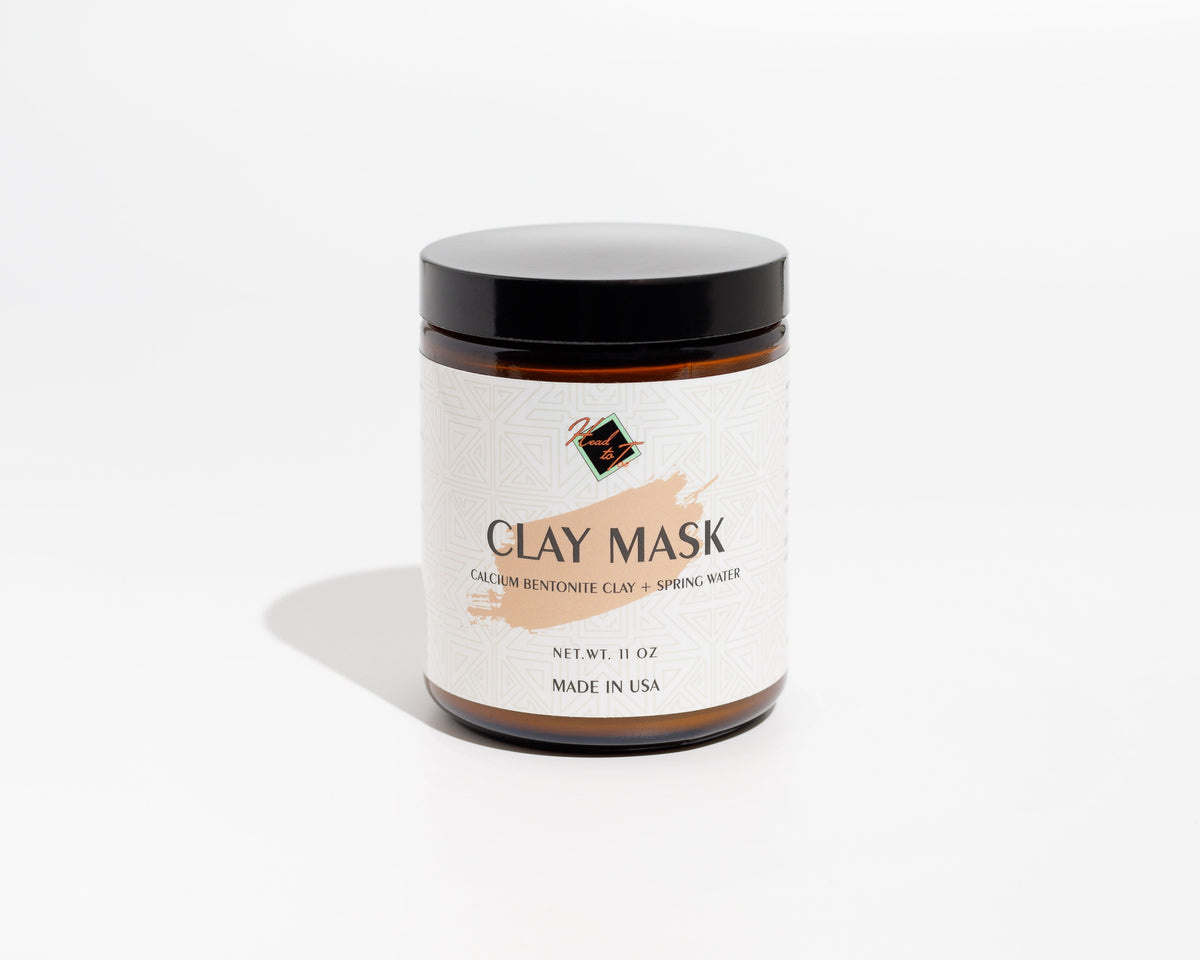 Pure Calcium Bentonite Clay Mask — Deep Pore Detox, Spring Water Activated-Pure Calcium Bentonite Clay Mask — Deep Pore Detox, Spring Water Activated