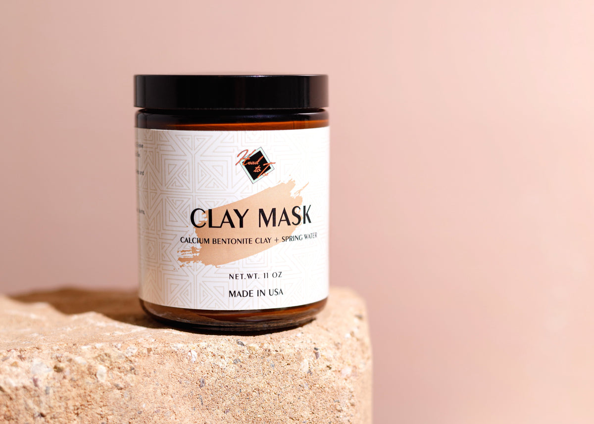 Pure Calcium Bentonite Clay Mask — Deep Pore Detox, Spring Water Activated-Pure Calcium Bentonite Clay Mask — Deep Pore Detox, Spring Water Activated