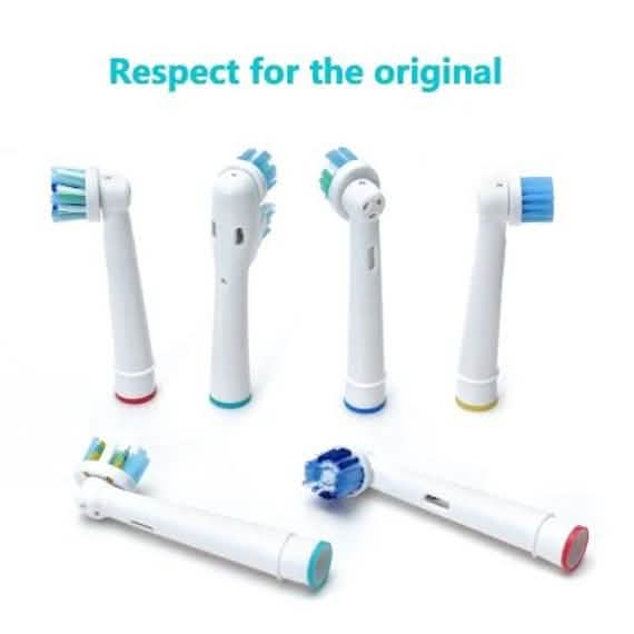 12-Pack: Clean Replacement Electric Toothbrush Heads-12-Pack: Clean Replacement Electric Toothbrush Heads