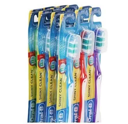 12-Pack: Oral-B Shiny Clean Toothbrush-12-Pack: Oral-B Shiny Clean Toothbrush