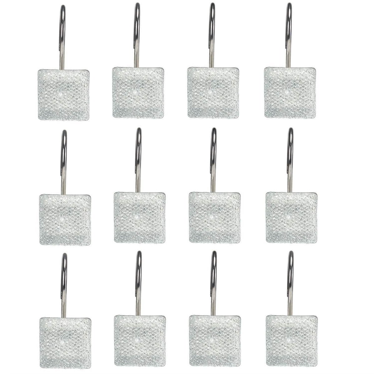 12-Piece: Decorative Shower Curtain Hooks Bathroom-12-Piece: Decorative Shower Curtain Hooks Bathroom