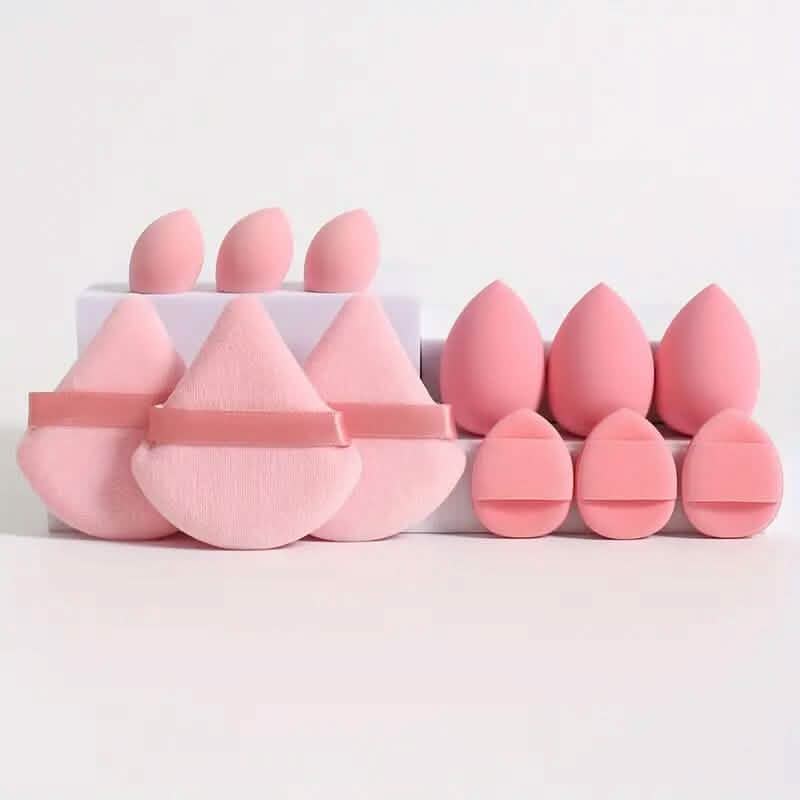 12-Piece Set: All-Purpose Makeup Sponge Puffs-12-Piece Set: All-Purpose Makeup Sponge Puffs