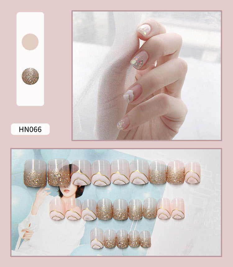 Nail Art Finished Fake Nail Patch Wearable-20fee91d091a3f44b56d3be7aa123d1
