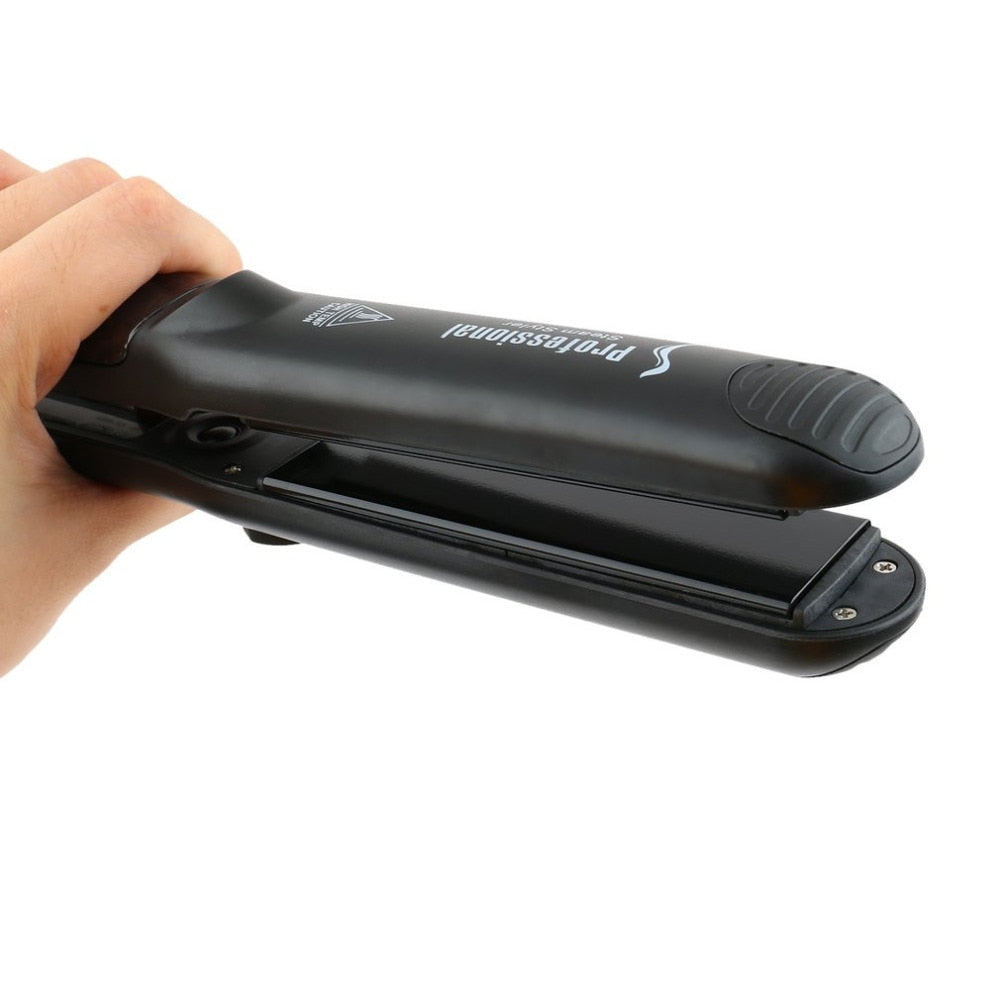 Steam Function Flat Iron Tourmaline Ceramic Vapor Professional Hair Straightener with Argan Oil Infusion Straightening Irons-751e73da63d6ead094a91d58d9a07219