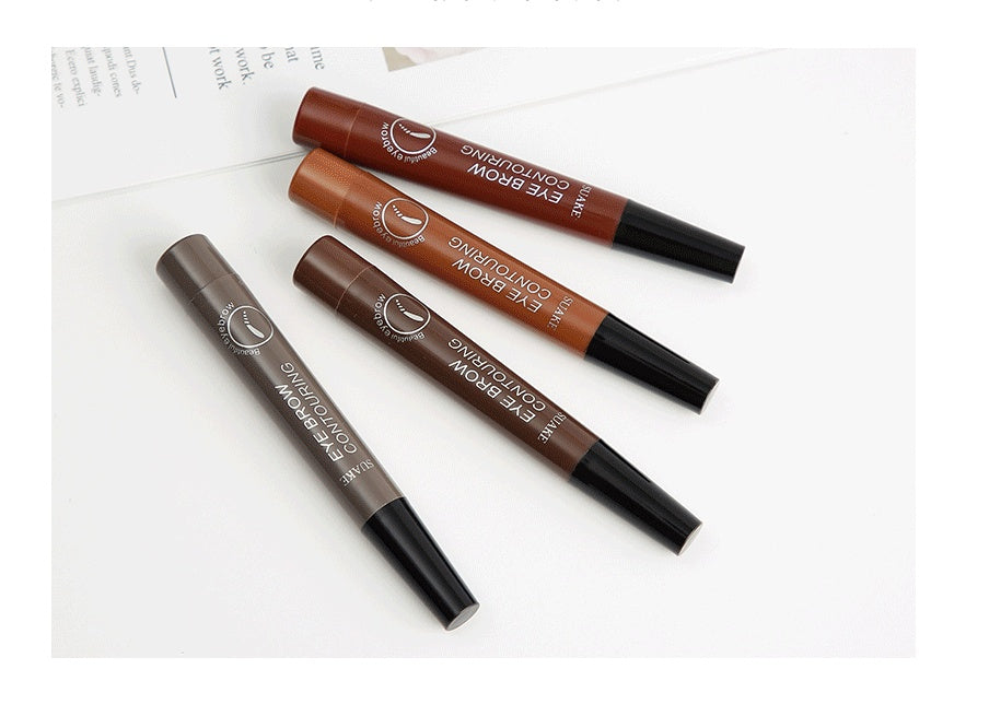 Four-headed Eyebrow Pencil Long-lasting No Blooming-72c04b07dccaf51ed1ab5159f8aedb9c