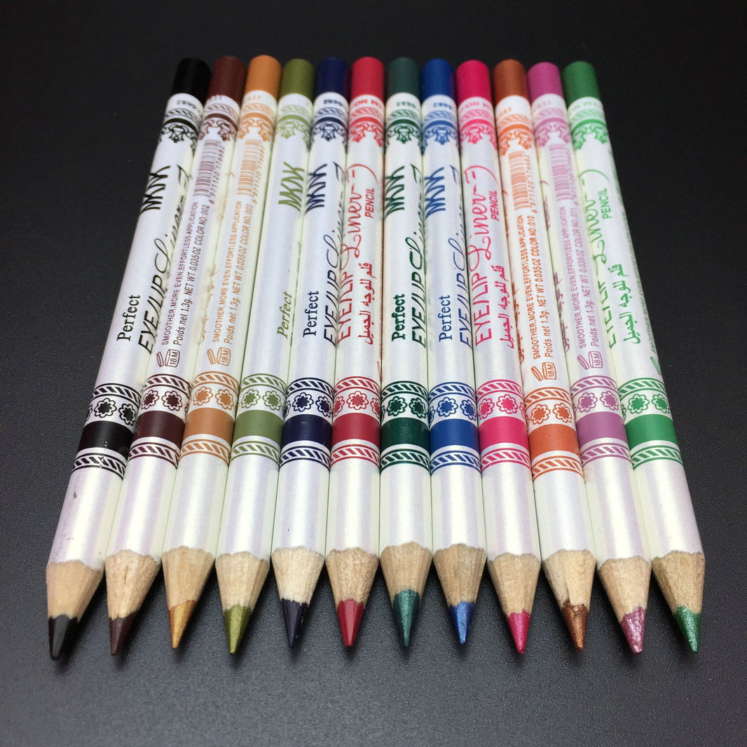 Cosmetics 12 Colors Glitter Lip liner Eye Shadow Eyeliner Pencil Pen Makeup-bb78c716c9199a19a416398e58f5b86f