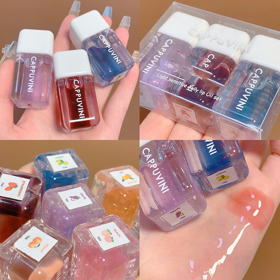 Small Square Lip Gloss Transparent Lip Gloss Glass Moisturizing And Nourishing Mirror Lip Lacquer-da6c232dc95c56fa76d3a4939c85acd2