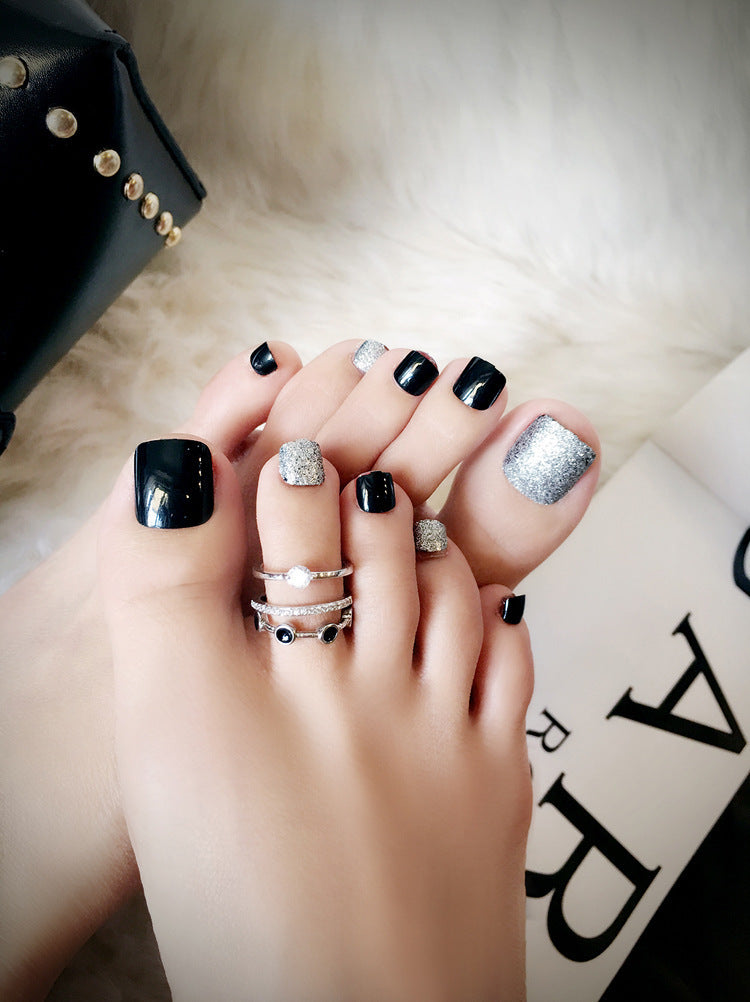 Pro Artificial Acrylic Toe Nails 24pcs Patch-d745381714369fa01aca8f834de833b2
