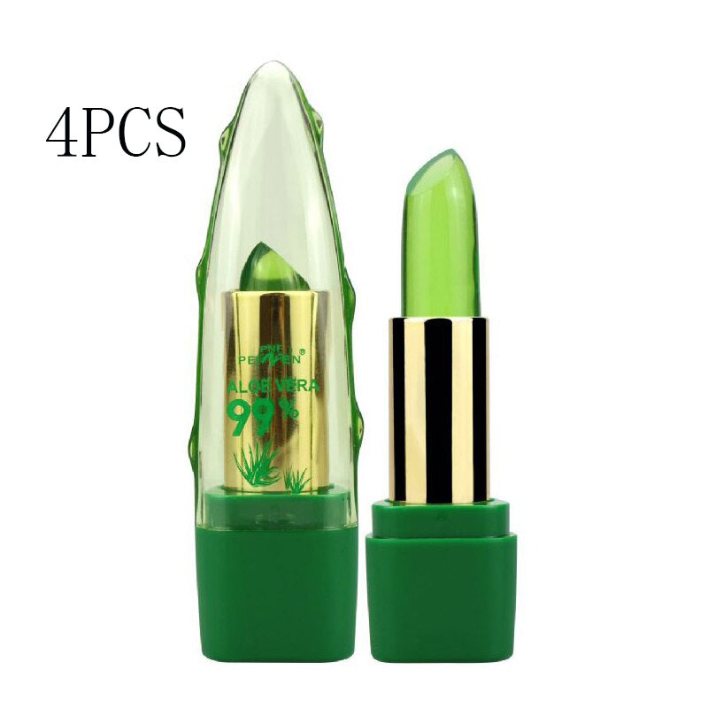 Aloe Vera Gel Color Changing Lipstick Gloss  Moisturizer Anti-drying Desalination Fine-grain Lip Blam Care-f864480ceb0a9a4ec0096fed74b42ada