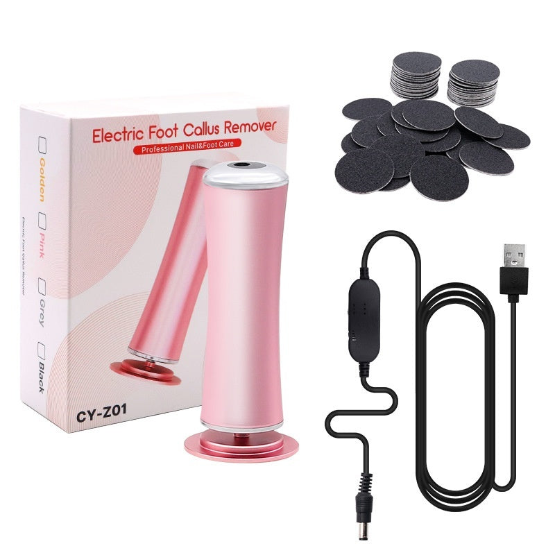 Electric Foot Callus Remover Foot Care File Heels Dead Skin Pedicure Tool Electronic Foot Grinder And Replacement Sandpaper-a9001e776c7f1d6d1710b24b063654f1