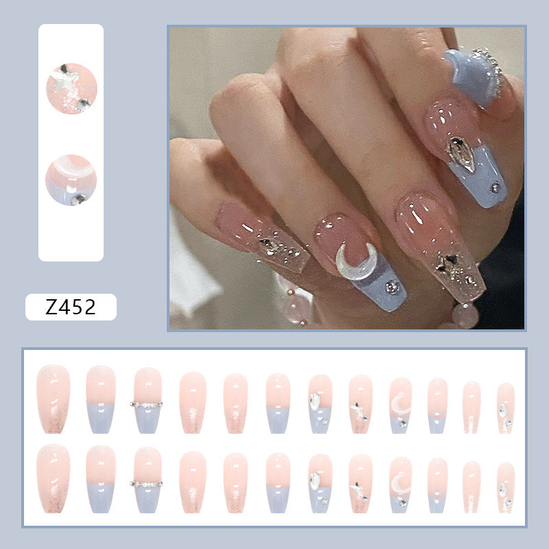 Fake Nails Stars And Moon-d33caf42a802a1af69feb270cc4c5d23