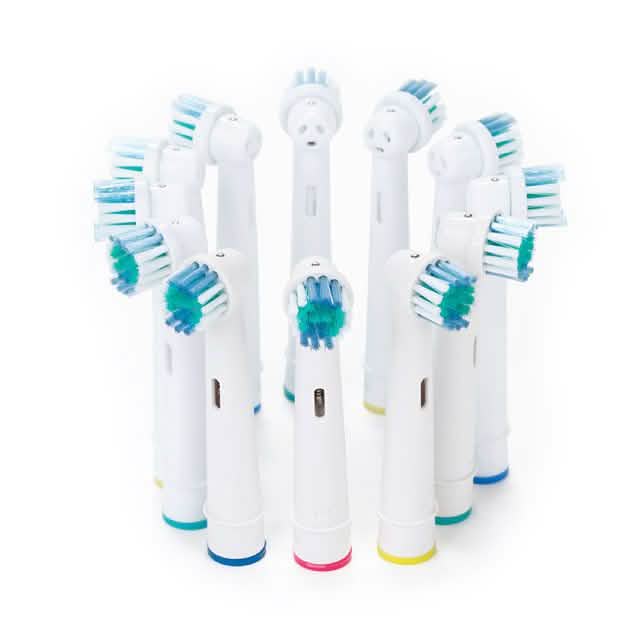 12-Pack: Oral-B Compatible Color Coding Toothbrush Heads-12-Pack: Oral-B Compatible Color Coding Toothbrush Heads