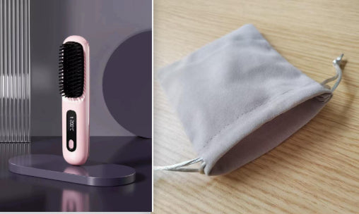 2 In 1 Straight Hair Comb Wireless Hair Straightener Brush Hair Fast Heating Portable Hot Curler USB Charging-c3b5765ab85a3c82b1d438fe7988d19e