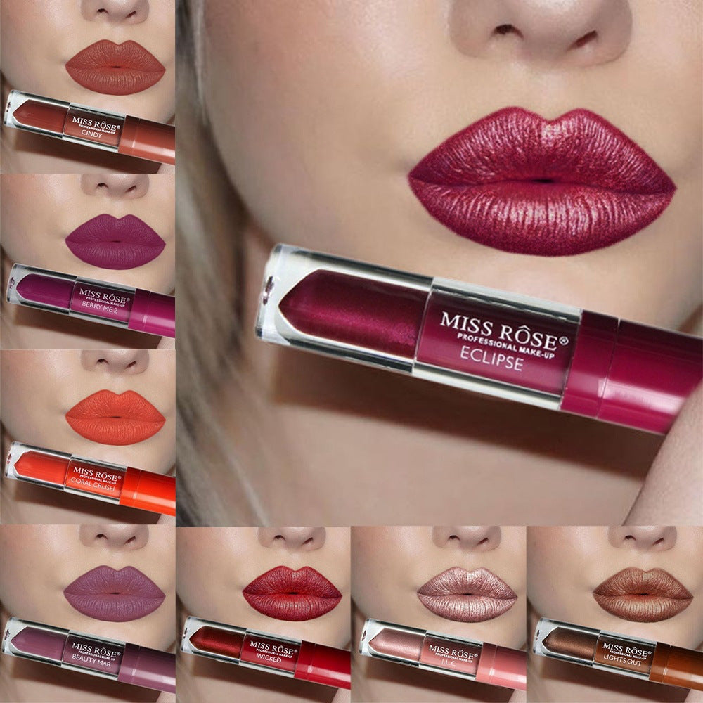 Matte not stick to cup lip gloss-9bd65099247d3de27623e9af06e3f36