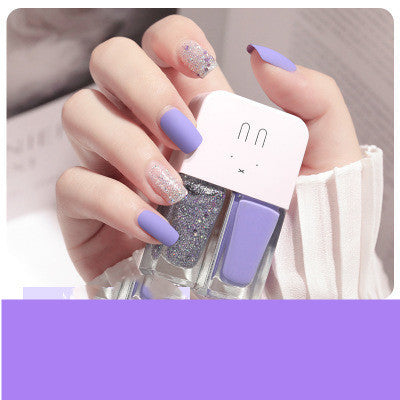 Two In One Nail Polish Set Creative Baking Free Quick Drying Long Lasting No Fade Frosted Double Colored Nail Manicure Oil-17df152765dc34bf269b6bf51cac5d4e