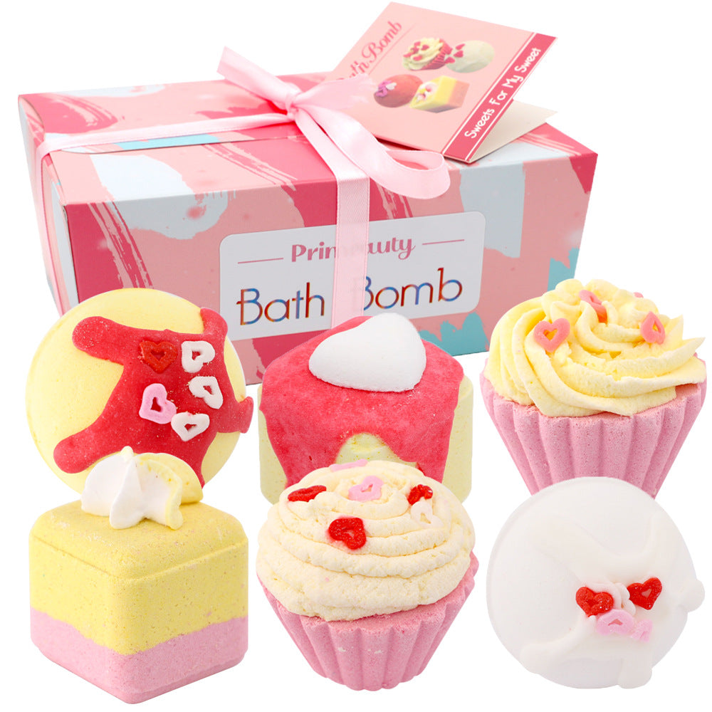 Cake Bath Bubble Bath Salt Ball Exfoliating Bath Ball-5477b325682d4a1efc14dfbbc60a9e33