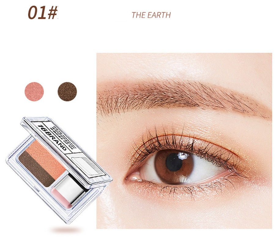 LAIKOU Double Color Eye Shadow Makeup Palette Glitter Palette Eyeshadow Pallete Waterproof Glitter Eyeshadow Shimmer Cosmetics-d13dcf2f6b14b3e4cd21a94b169974f4