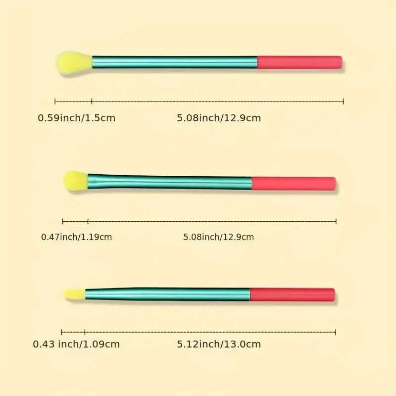15-Pieces: Rainbow Color High Quality Makeup Brush Set-15-Pieces: Rainbow Color High Quality Makeup Brush Set