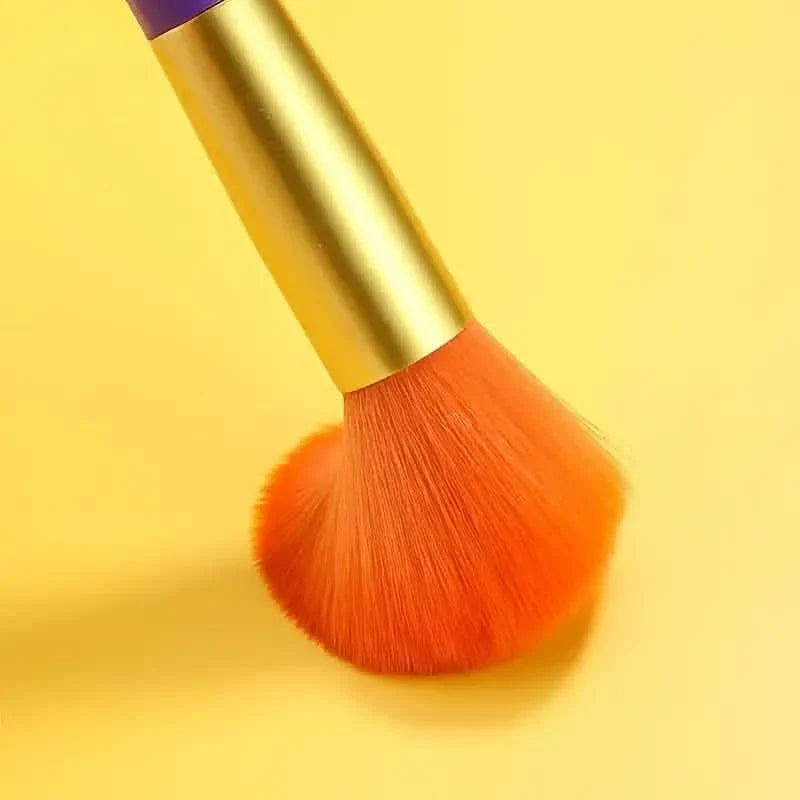 15-Pieces: Rainbow Color High Quality Makeup Brush Set-15-Pieces: Rainbow Color High Quality Makeup Brush Set