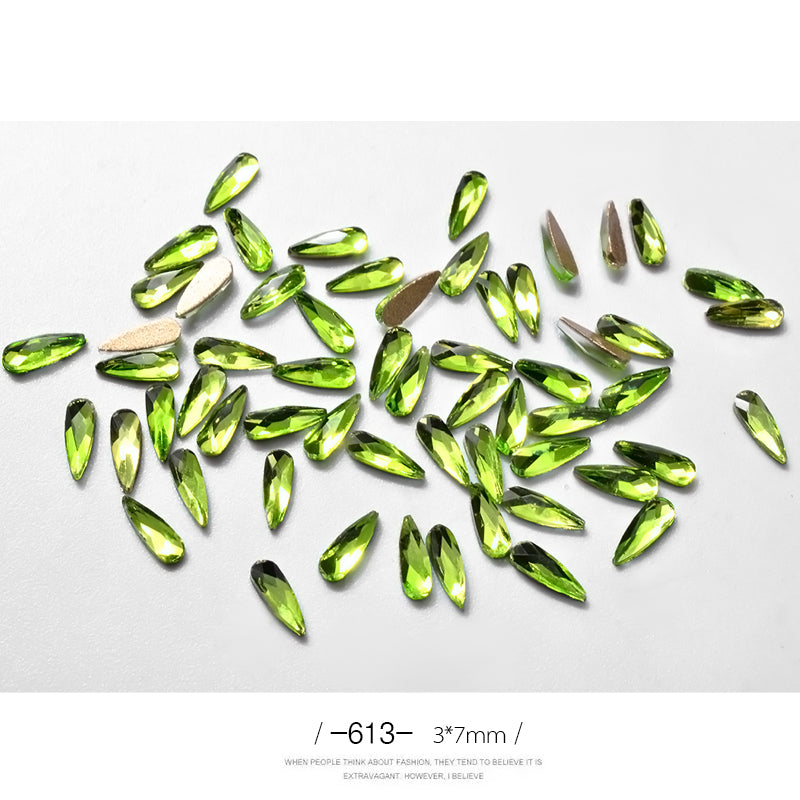 10Pcs 3D Nail Art Rhinestones Long Water Drop Shaped Glitter Nail Art Decorations Accessoires Nail Supplies-6cd45a86a0163e8b5c60ccb0a594b981