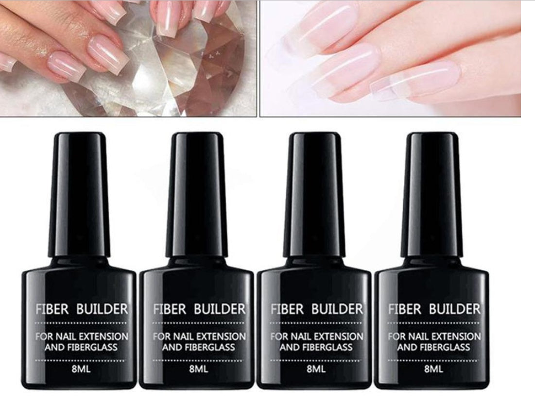 Nail extension fiberglass fiberglass+Fiber Builder Gel-c8d3da0fe06e710fa6f400698c64157c