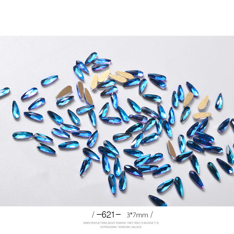 10Pcs 3D Nail Art Rhinestones Long Water Drop Shaped Glitter Nail Art Decorations Accessoires Nail Supplies-b7f93f2e5d8789bceec9e633a7e9b0b8