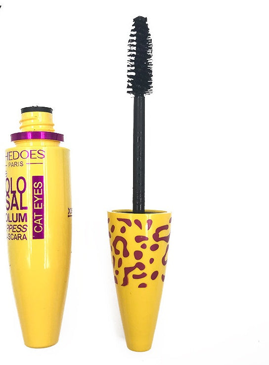 Growth Mascara Leopard-shaped Yellow Tube Thick Curling Waterproof Mascara-40155b20e53bb07be79a664ecc9a00b9