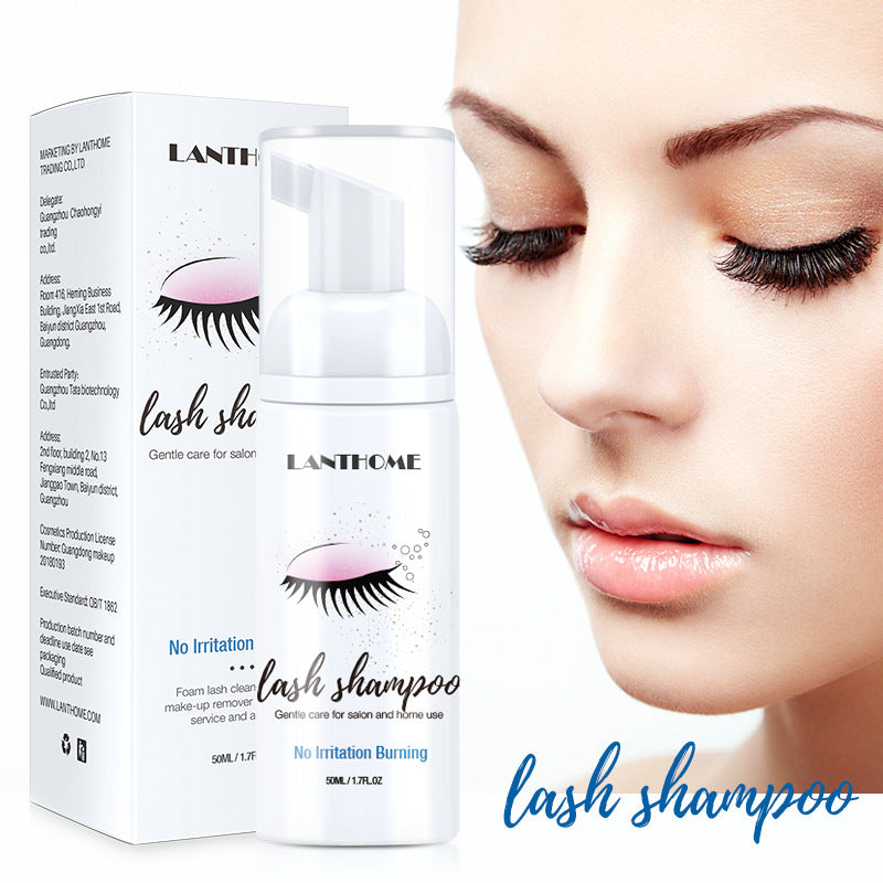 Eyelash shampoo gentle cleansing eyelash makeup remover-d14363767aea9e98c6b71af820224212