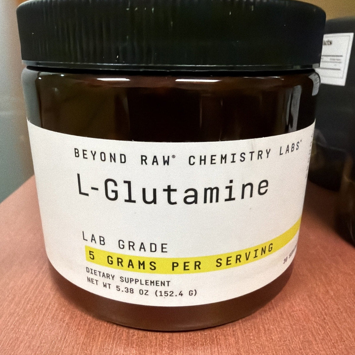 Beyond Raw Chemistry Labs L-Glutamine Powder - Exp. 12/2026-Beyond Raw Chemistry Labs L-Glutamine Powder - Exp. 12/2026