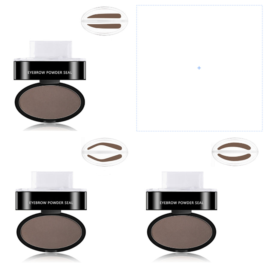 Eyebrow Powder Stamp Tint Stencil Kit Cosmetics Professional Makeup Waterproof Eye Brow Stamp Lift Eyebrow Enhancers Stencil Kit-2756d96571b257c6dc0a8c0b46baae03
