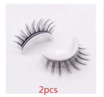 Reusable 3D Mink Lashes Natural False Eyelashes Self Adhesive Fake Glue Free Makeup Eyelash Extension Silk-3aebdc396812117dca009491a03e2520