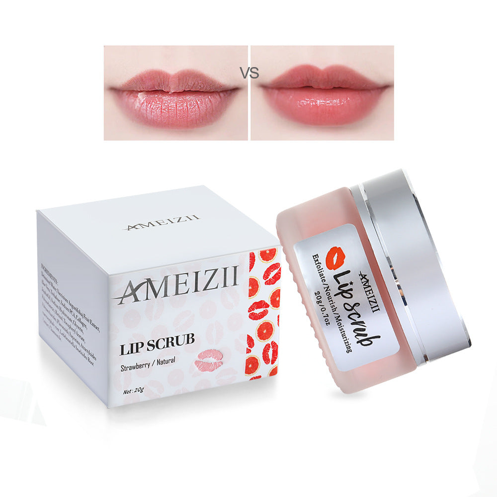 Lip Scrub Moisturizing Gentle Exfoliating Lip Repair Care Diminishing Lip Lines-82b6481ba3661abaa680a839a4290059