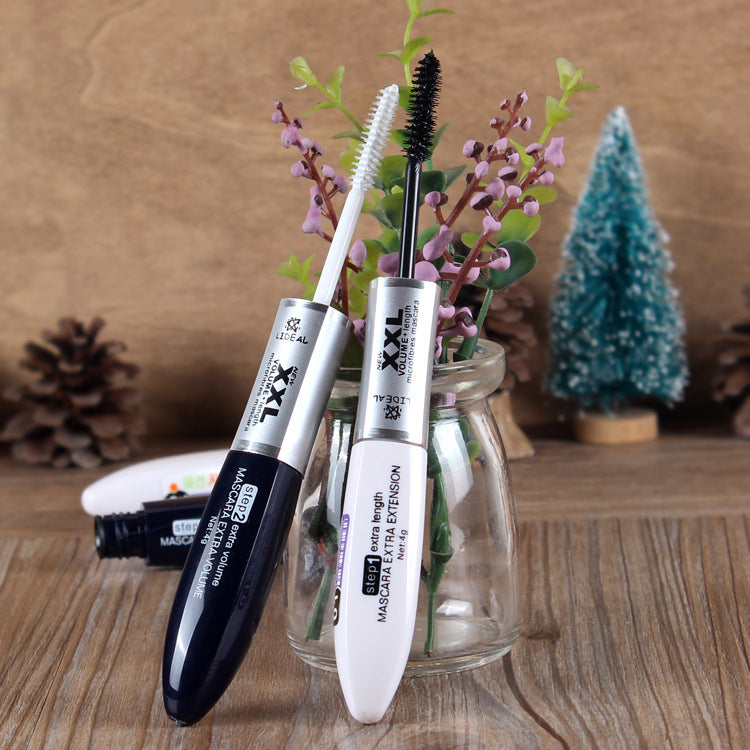 Double-Ended Mascara Black And White Brush Head Thick Mascara-9f10d69c0891301c70f8412edaaa92ab