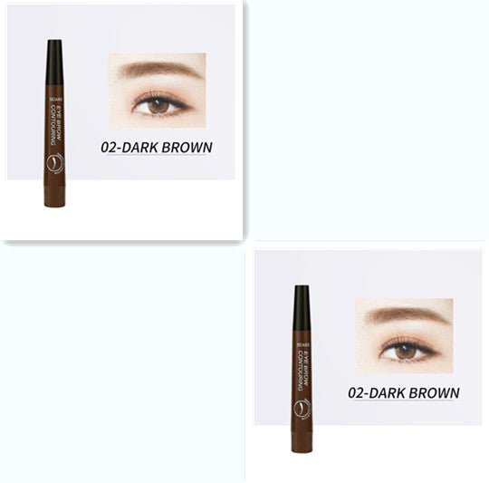 Four-headed Eyebrow Pencil Long-lasting No Blooming-de74414362b324c3d460154a58ea2a7f