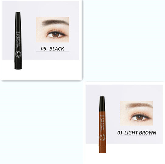 Four-headed Eyebrow Pencil Long-lasting No Blooming-1847566de4ccb37a1a584a7acf959b93