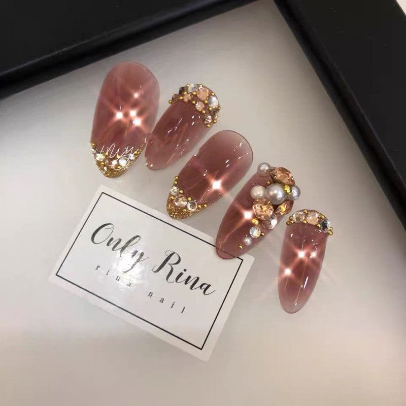 Handmade Manicure Finished Bride Wear Breathable-1d89339caaff073978829e3d0634480c
