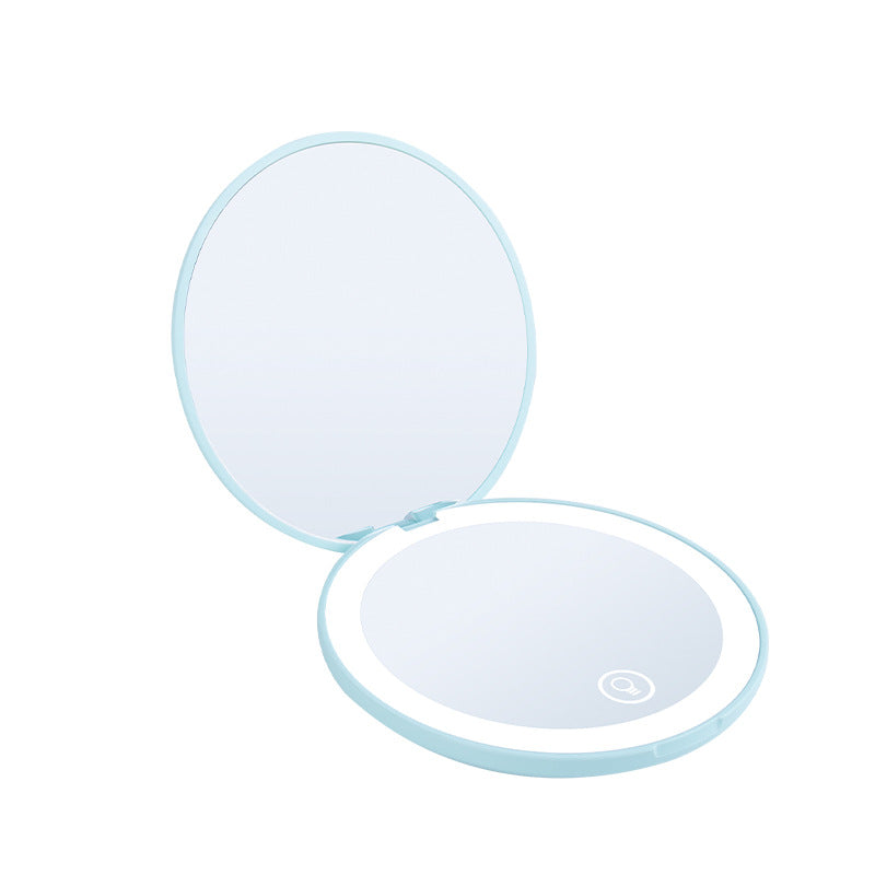 Portable Mirror LED Makeup Mirror With Light-8b8b24c6b4ef040cc036af6cf9db6234
