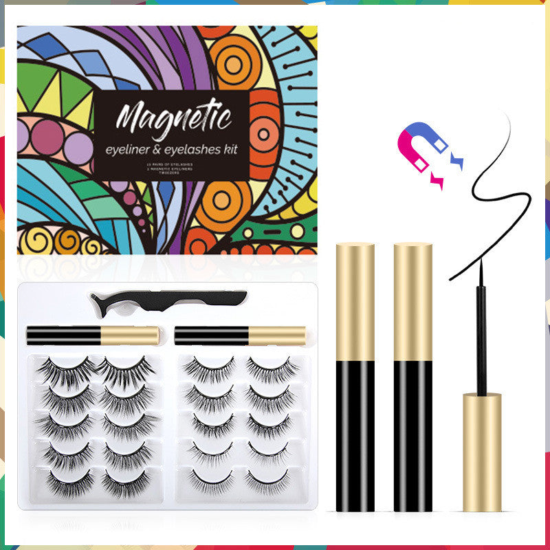3d Magnet Eyelashes Thick Natural Eyelashes-44e1294ae4a0aa93747f1ac2182e484b