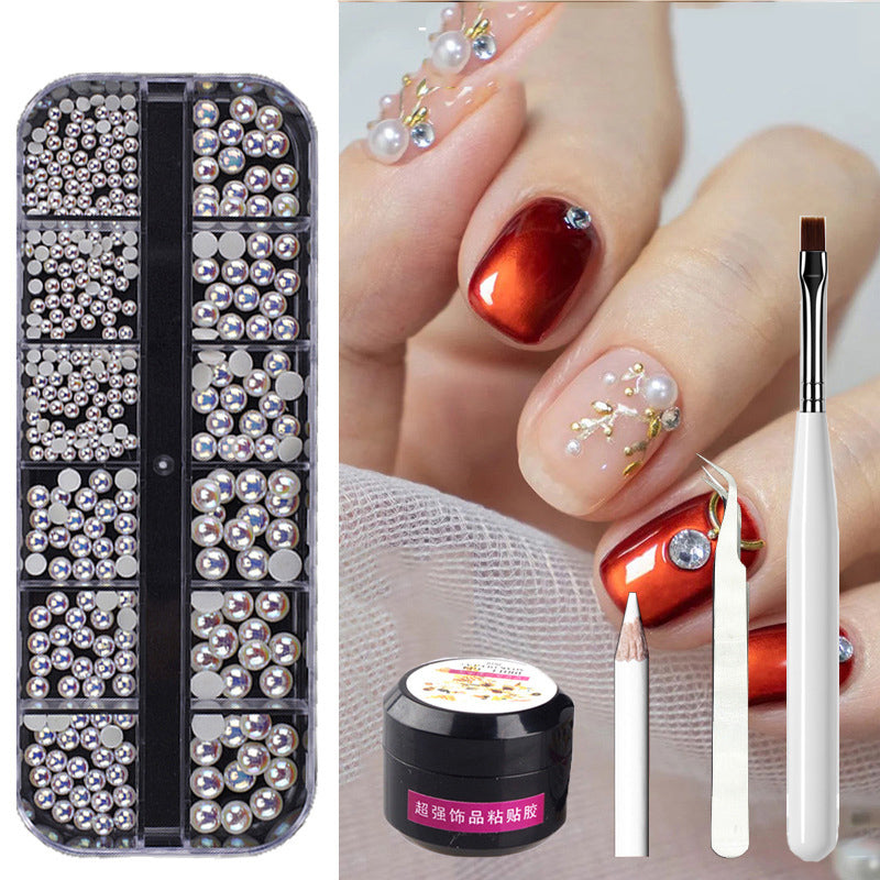 Metal Rivets Rhinestone Nail Decorations Mixed Box-264c33abe7fecb28b3e755e59e31f19