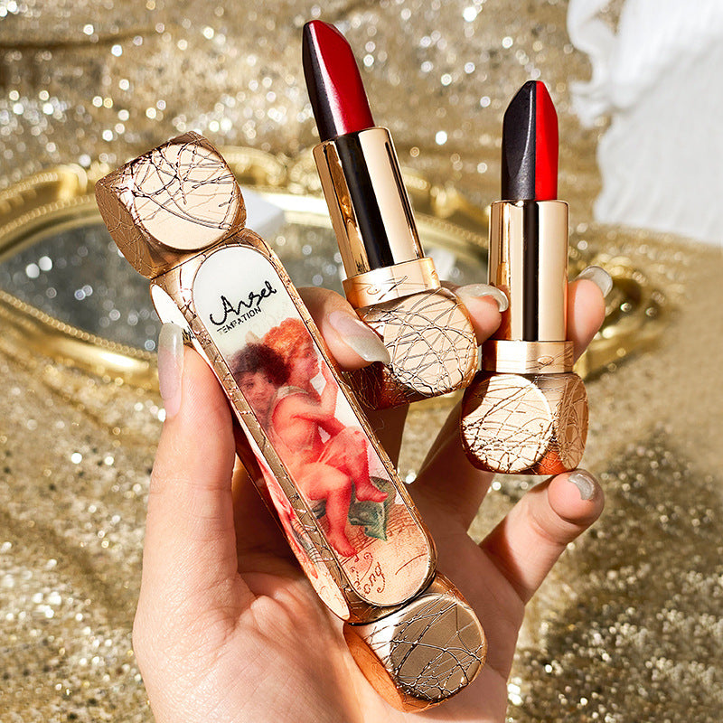 Non-stick Three-color Lipstick Color Changing Lipstick-5900b7244644b88f40148a302e0e7281