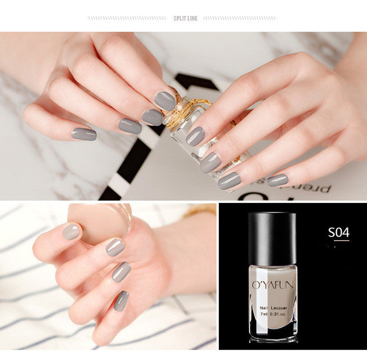Ouyafei New Nail Polish, Quick-Drying, Long-Lasting, Tearable Nail Polish, No Baking Nail Polish Sequins Wholesale-496be0f225e5855f5b18d8943d3c08a4
