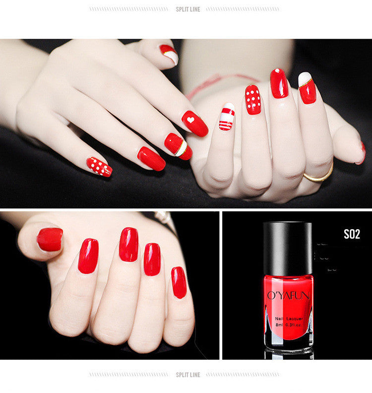 Ouyafei New Nail Polish, Quick-Drying, Long-Lasting, Tearable Nail Polish, No Baking Nail Polish Sequins Wholesale-1ac411767b49d75dfc46d36ee9385e38