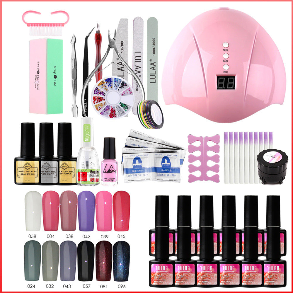 Uv Phototherapy Nail Polish Glue Nail Set-cf023493f996de340a88beff62982edd