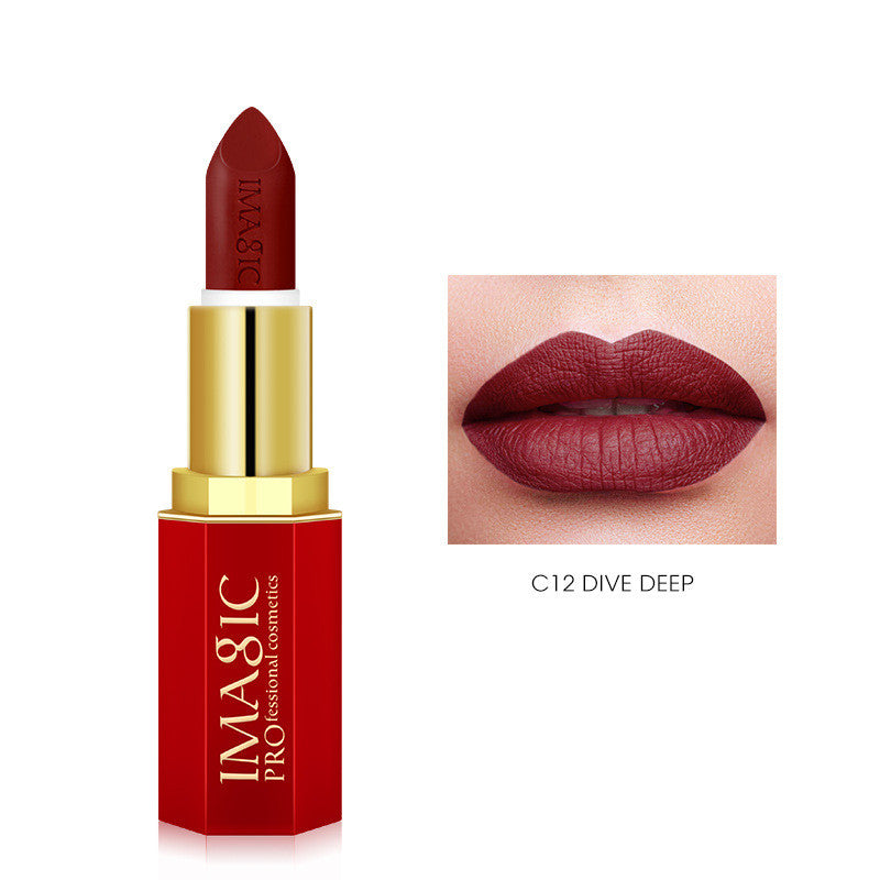 Red Tube Lipstick Series Matte Lip Balm Lasts Forever-2acc3786b7c62e790c070cc64f25358f