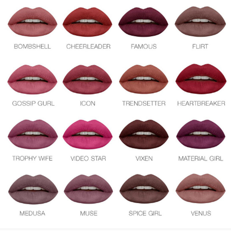 Long Lasting Waterproof Lipstick 16 Gift Box Lip Gloss-a804732ff35bb76755bb4d1a581f6147