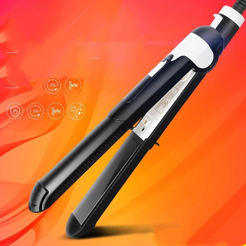 Straightening And Curling Dual-Purpose Hair Straightening Splint Mini Curling Iron Curling Iron Hair Straightener-c3c5efc1fea9fb27893dc9aaecf823c6