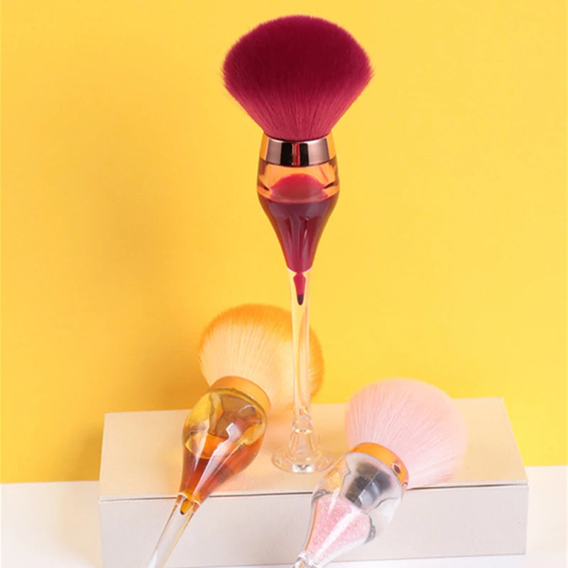 Single Large Makeup Brushes Fluffy Powder Blush Compensator Creative Wine Glass Shape Crafts Level Cosmetic Beauty Tools-2131d2d3b67abbab083b717798f5eba5